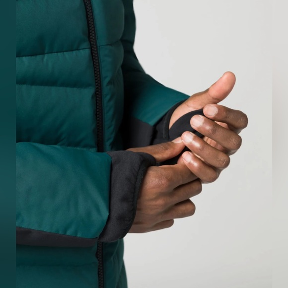 NWT $550 Porsche Design Warm Padded Quilted Down Jacket Small Varsity Green S - Picture 6 of 13